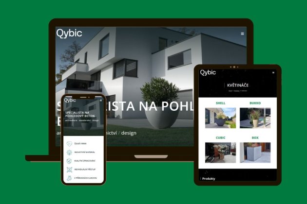 Tvorba prémiového webu na klíč a marketingová strategie pro Qybic.cz