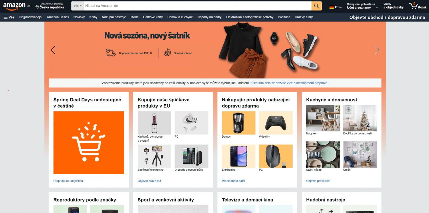 UX design Amazon